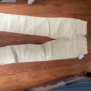 Yellow high waist jeans